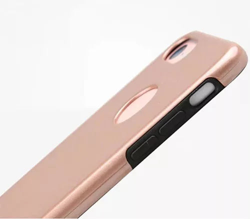 iPhone 7 / 8 Hard Hybrid PC TPU Gel Case With Protective Screen Film