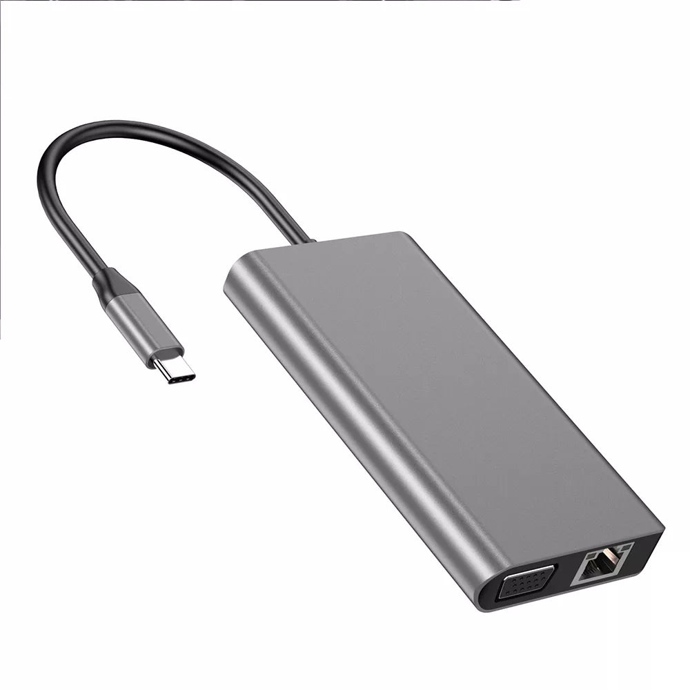 8 in 1 Type-C Multi Function Adapter / Dock Station