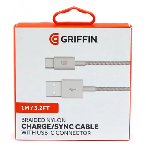Griffin 1M Braided Nylon USB-C Charge / Sync Cable