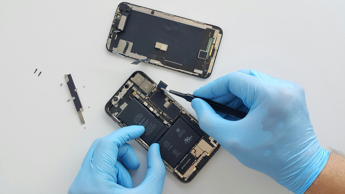 Inside the Phone Fix repair shop on Montague Street, Worthing