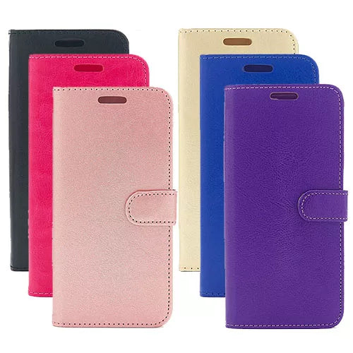 iPhone XR PU Leather Side Opening Wallet Case With Card Slots