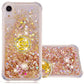 iPhone Liquid Glitter Filled Bling Diamond Ring Stand Case