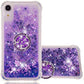 iPhone Liquid Glitter Filled Bling Diamond Ring Stand Case