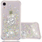 iPhone Liquid Glitter Filled Bling Diamond Ring Stand Case