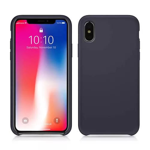 iPhone X / XS Silicone Liquid Rubber Soft Feel Case