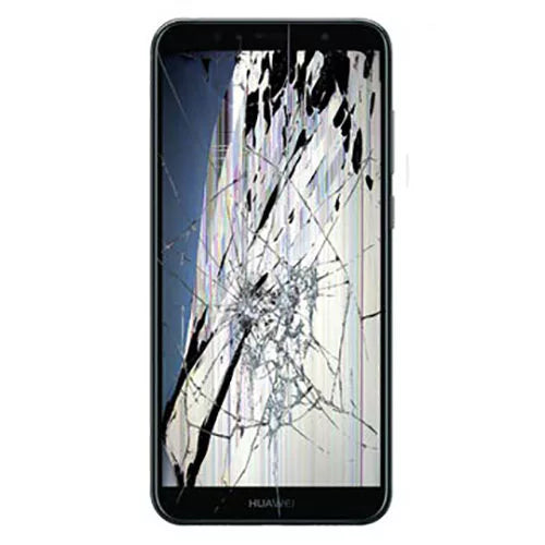 Huawei Y6 2018 LCD Screen Touch Digitiser With Frame Battery Repair - White