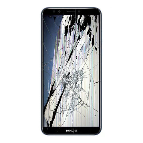 Huawei Y7 2018 LCD Screen Touch Digitiser With Frame Battery Repair – Black